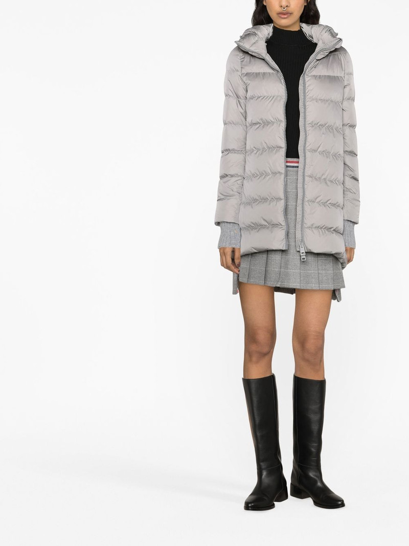 Herno hooded feather-down coat outlook