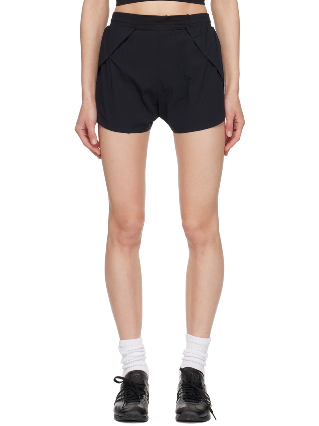 Black Running Shorts - 1