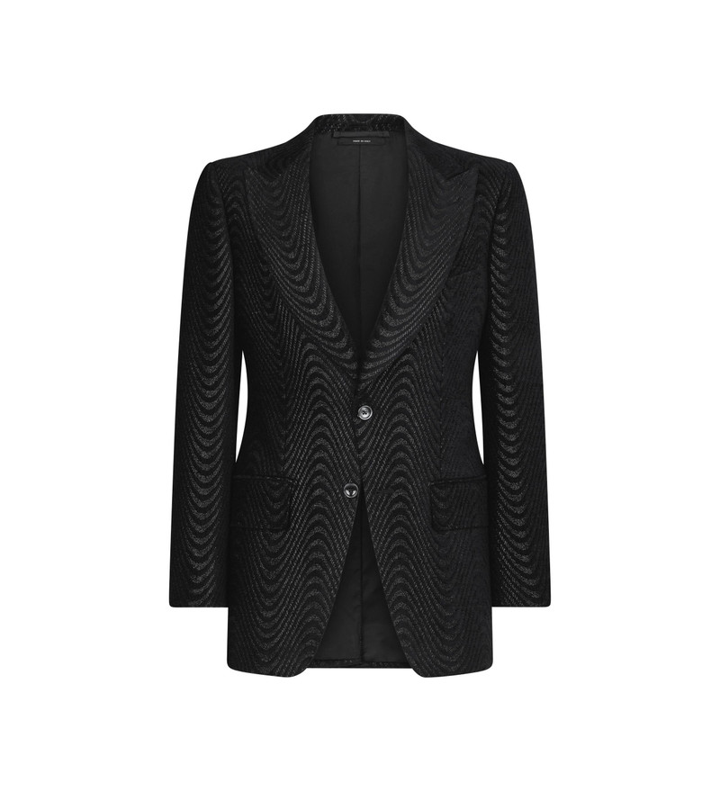 WAVE JACQUARD ATTICUS COCKTAIL JACKET 1