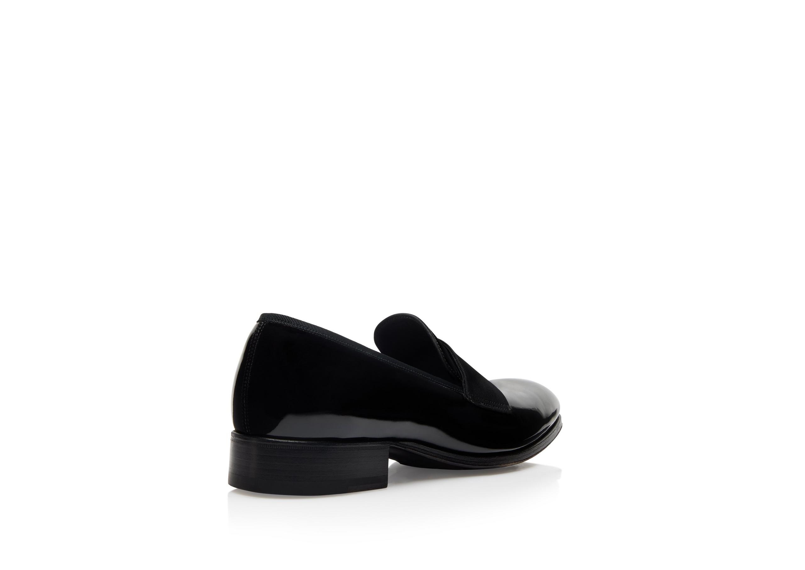 PATENT LEATHER EDGAR EVENING SLIPPER - 4
