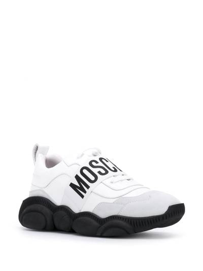 Moschino logo strap sneakers outlook