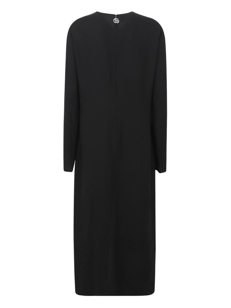 GUCCI split twisted maxi dress outlook