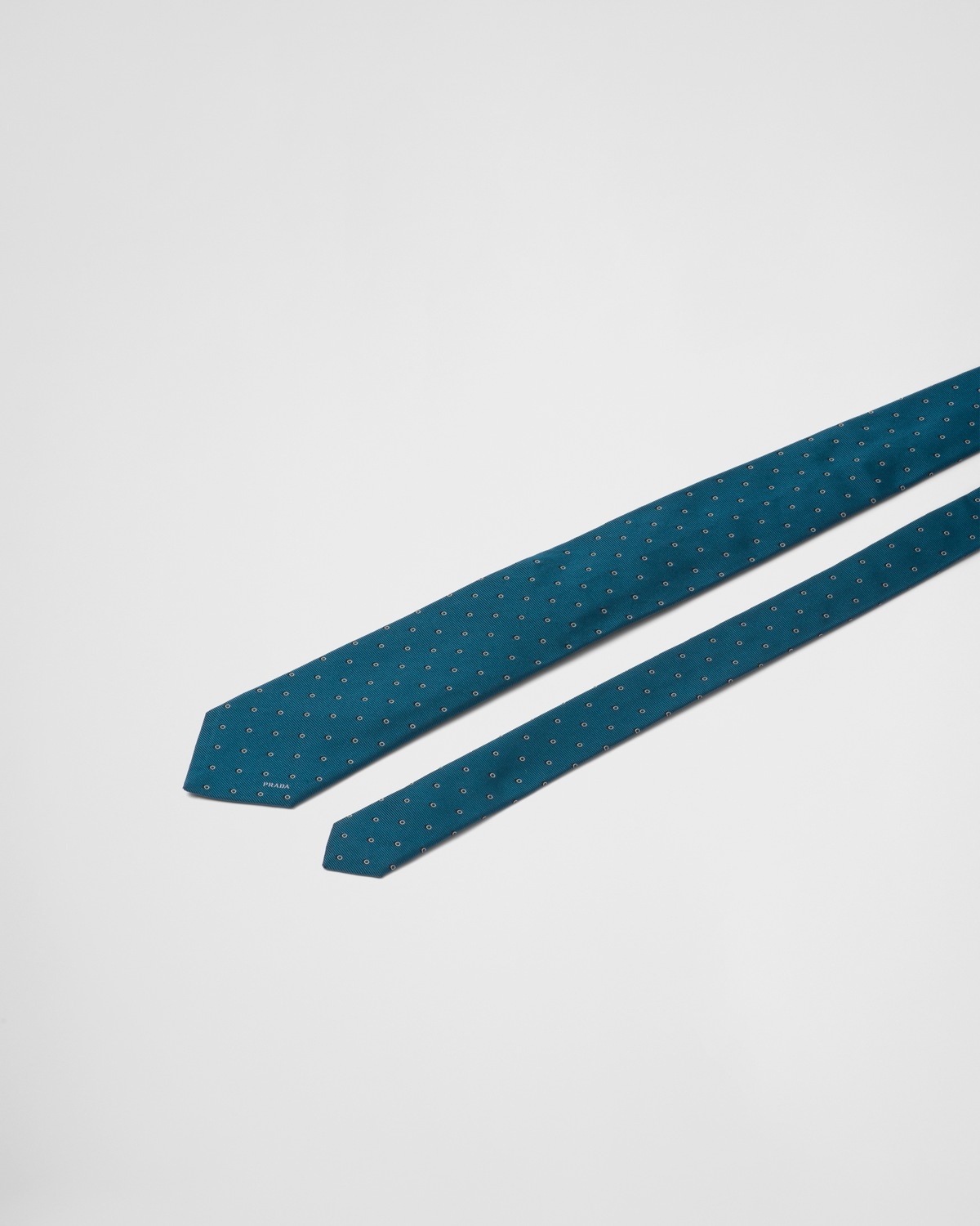 Polka-dot silk tie - 3