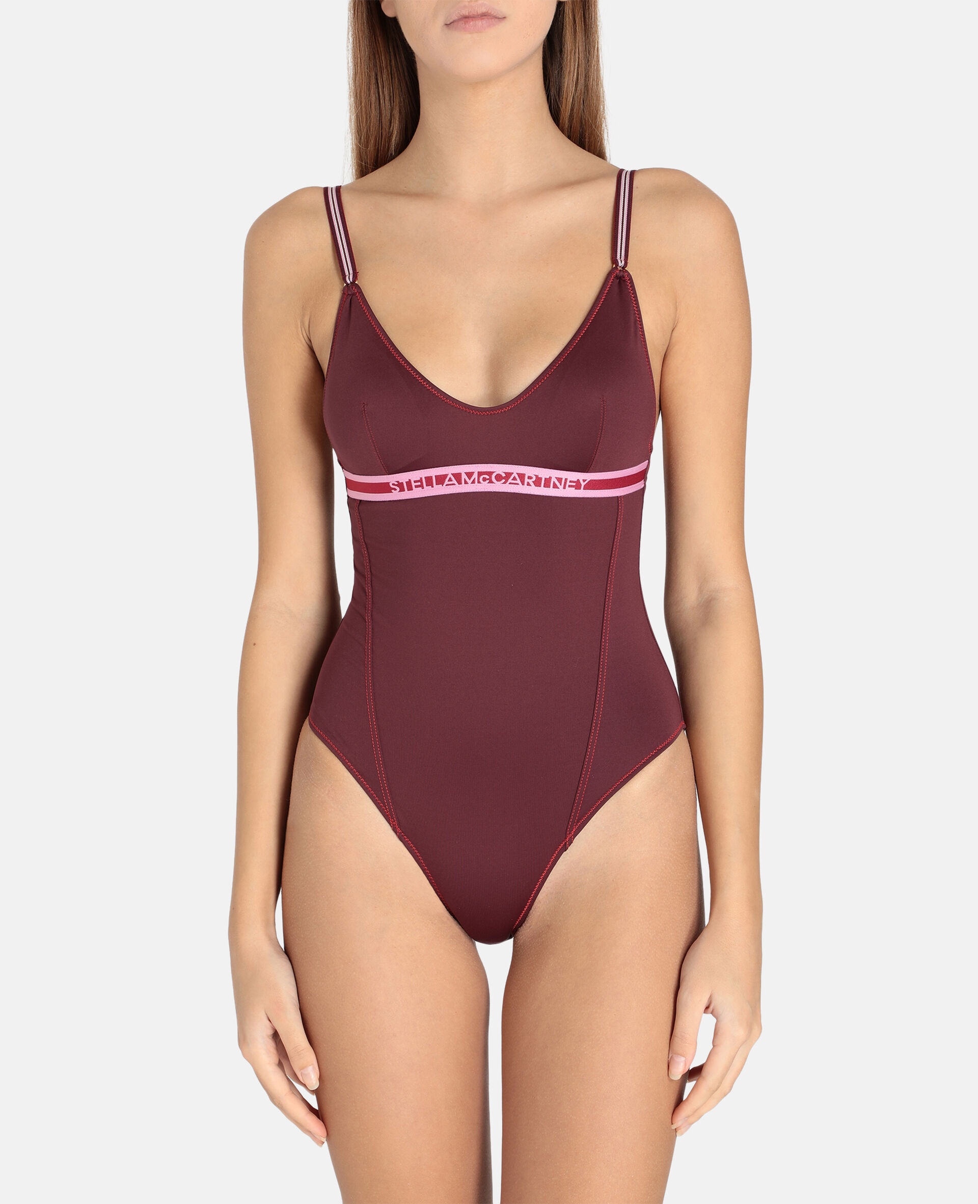 LOGO TAPE PADDED SWIMSUIT - 4
