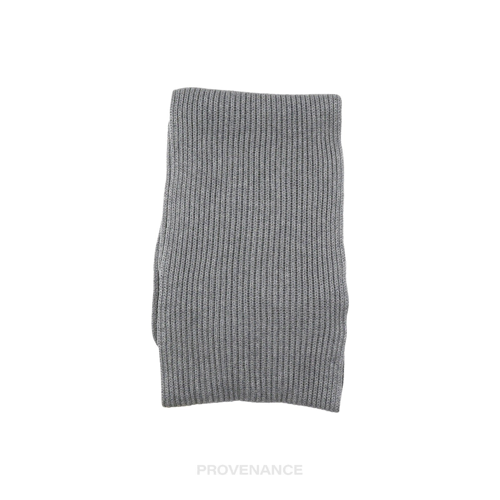 FENDI Eye Monster Wool Scarf - Grey - 4