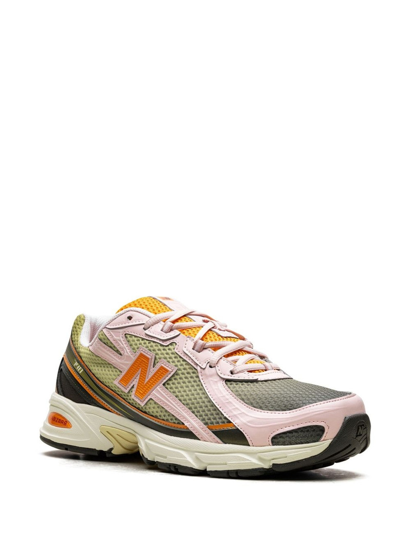 New Balance 740 "Concepts Saignée - Icy Pink/Forest Night/Flame Orange/Sylvan Green" sneakers outlook