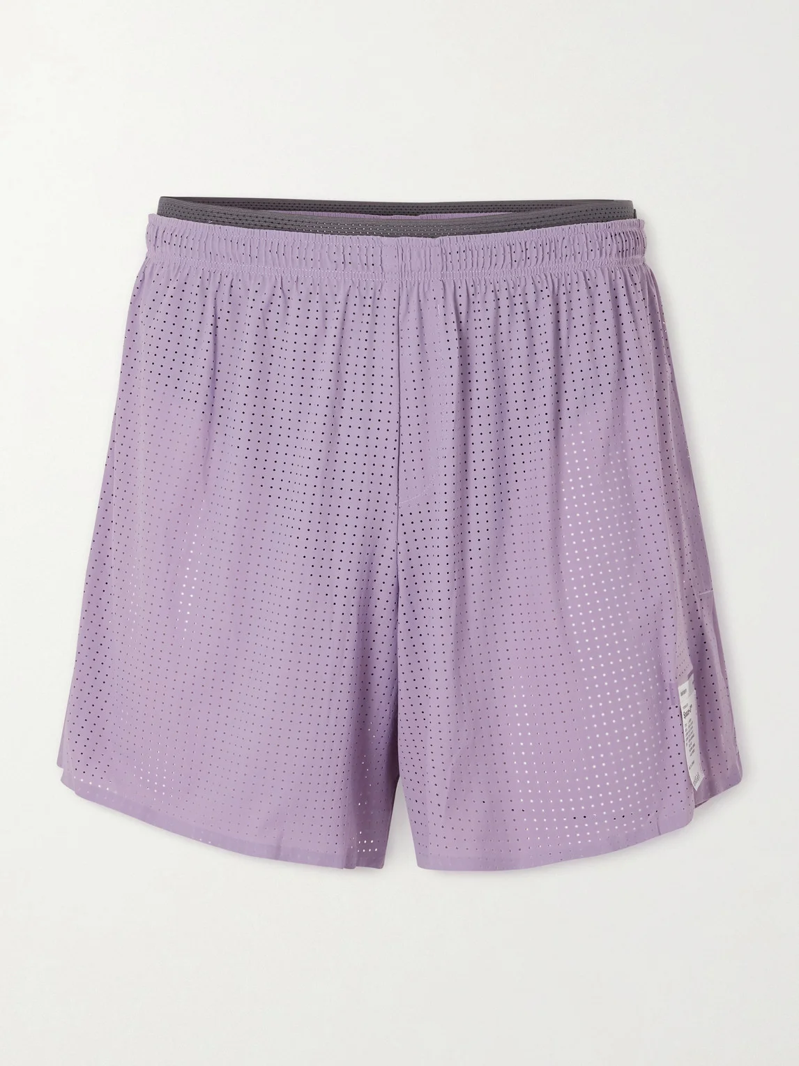 Straight-Leg Logo-Appliquéd 5" Space‑O™ Shorts - 1