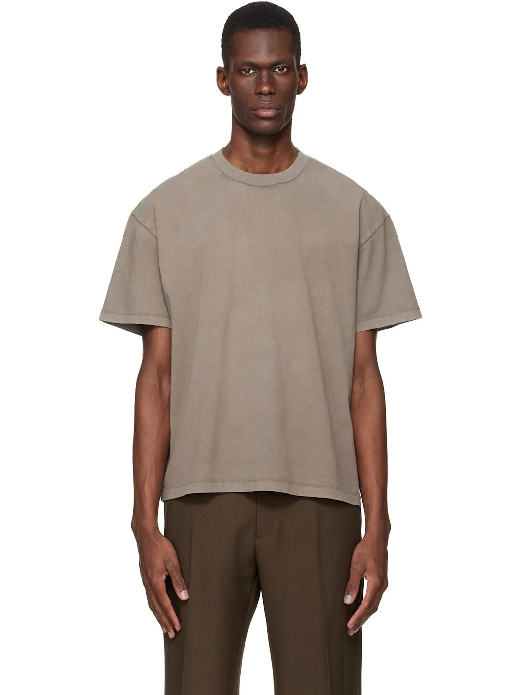 Taupe Back Logo T-shirt - 1