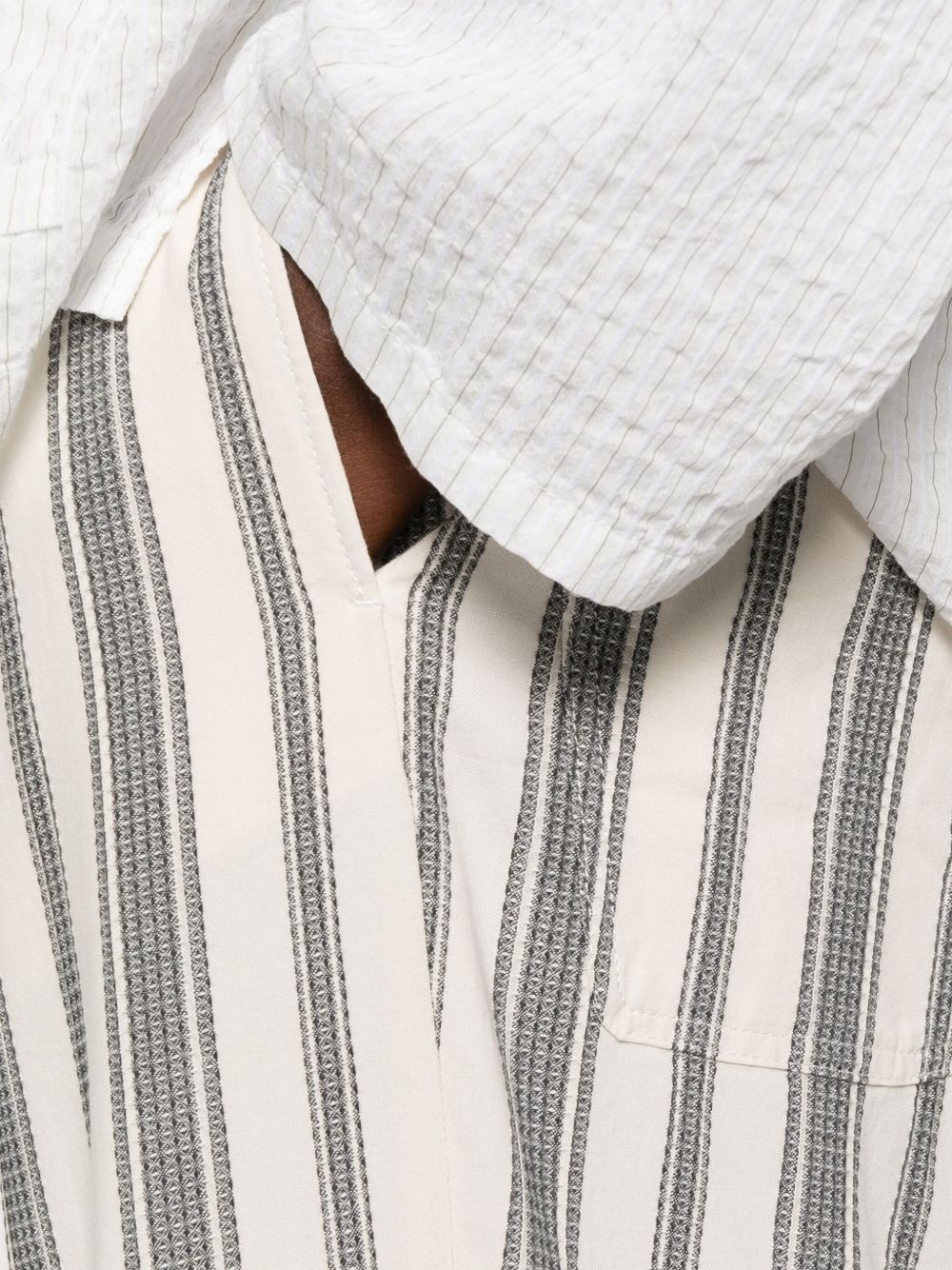striped cotton pants - 5