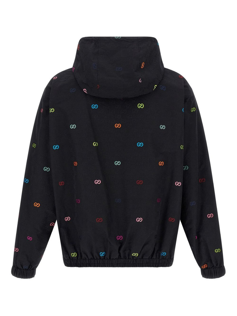 GUCCI GG-pattern hooded jacket outlook