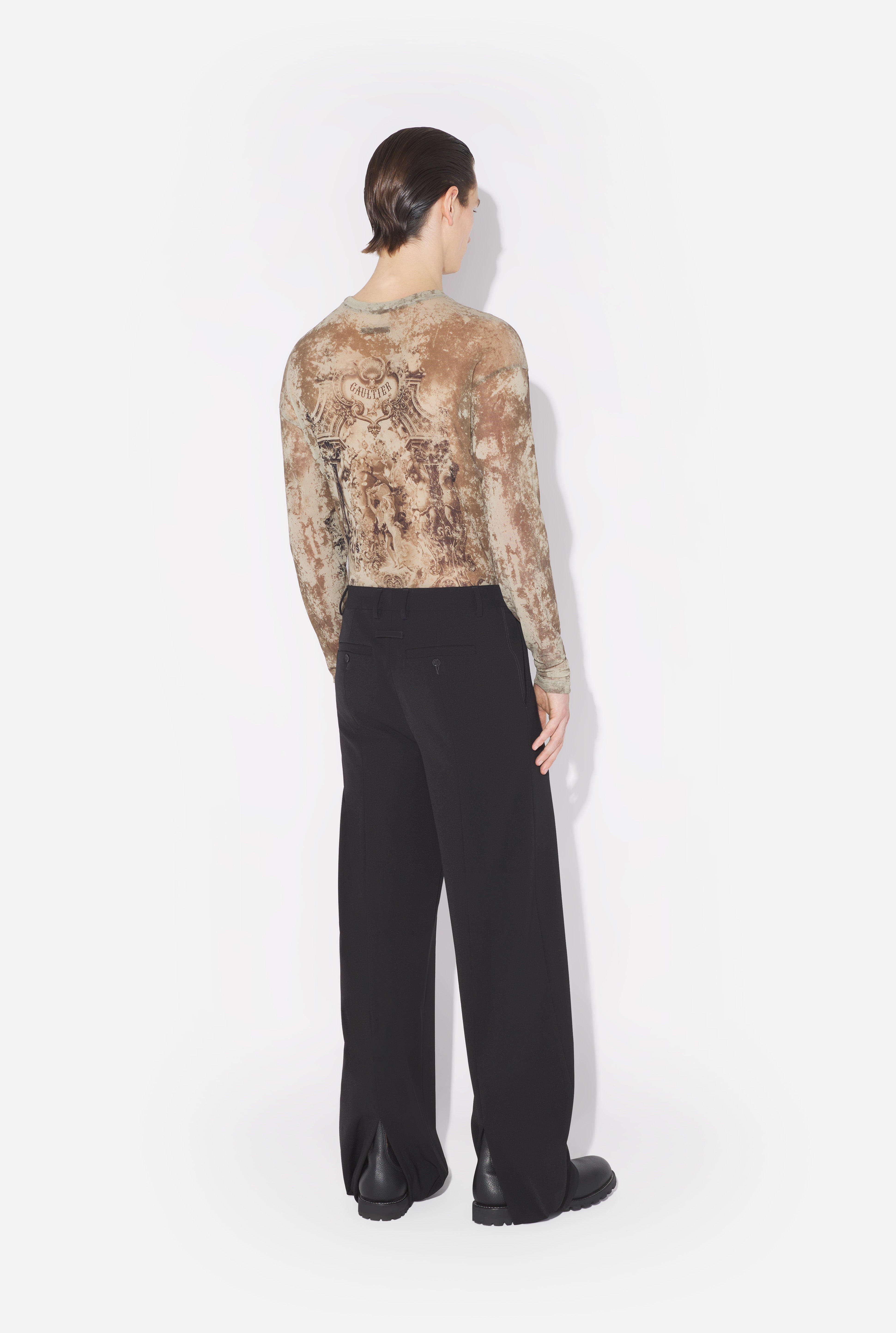 THE BLACK STIRRUP PANTS - 6