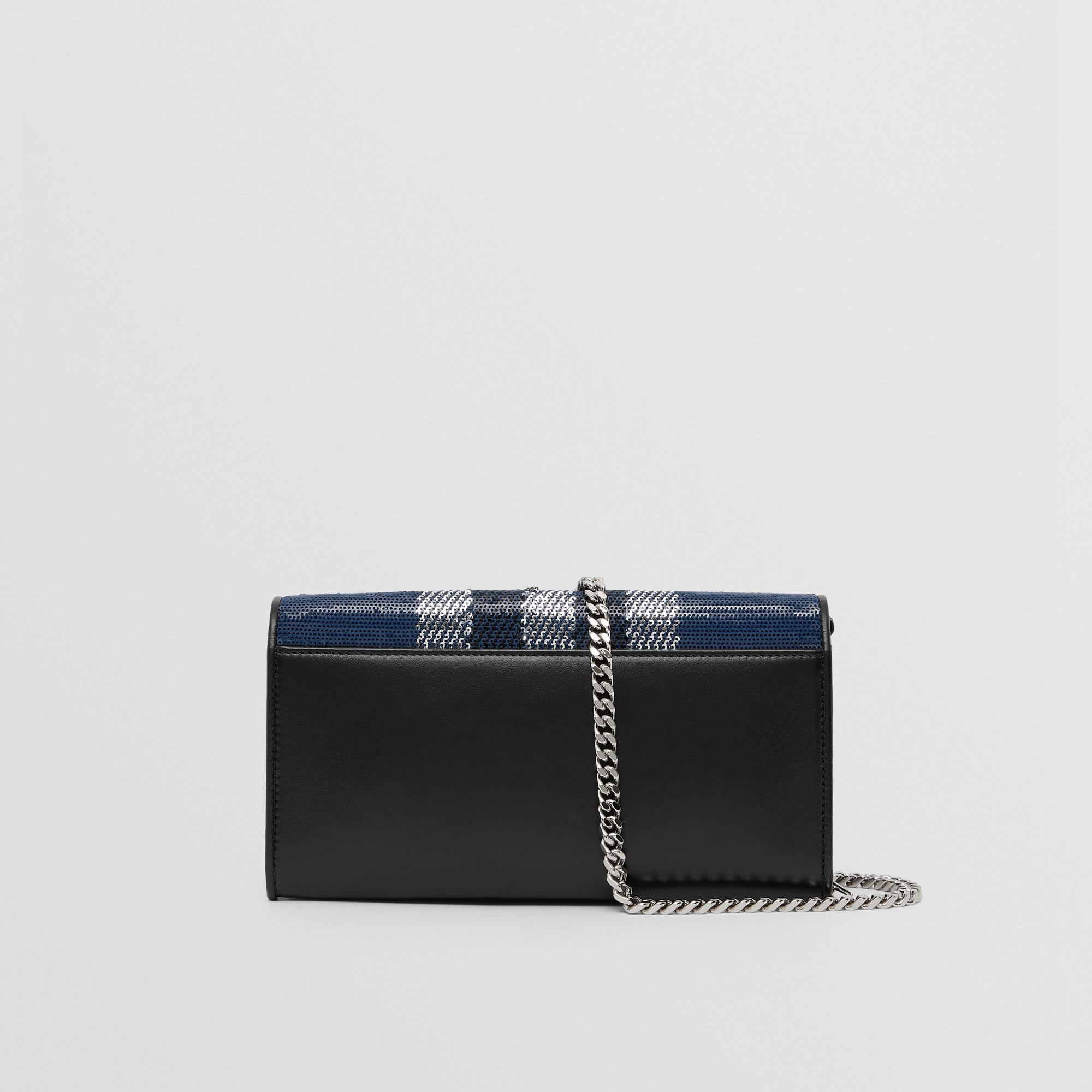 Sequinned Check Lola Wallet with Detachable Strap – Exclusive Capsule Collection - 8