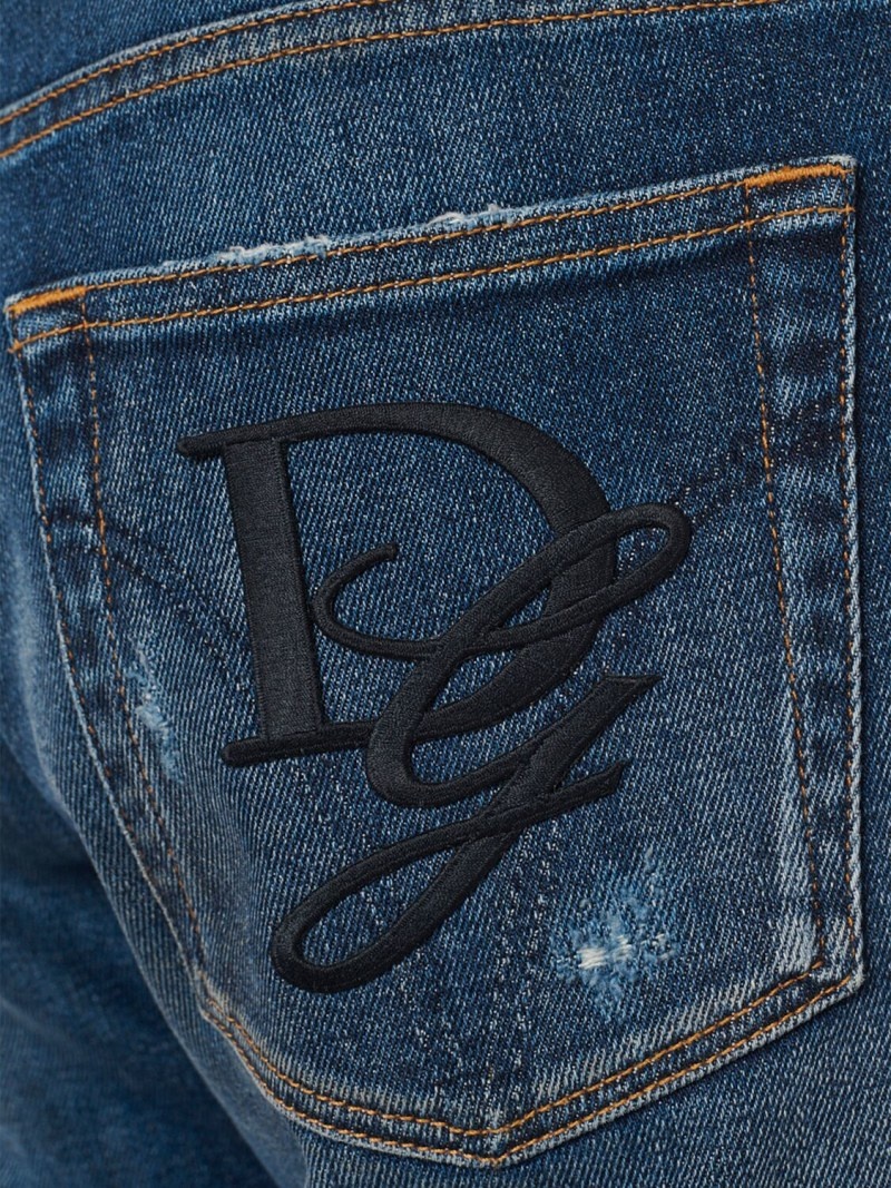 Denim five pocket jeans - 6