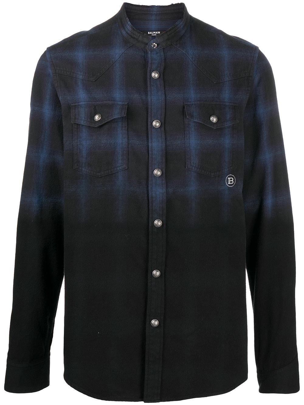 checked cotton shirt  - 1