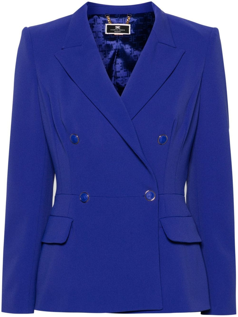 double-breasted peplum blazer 1