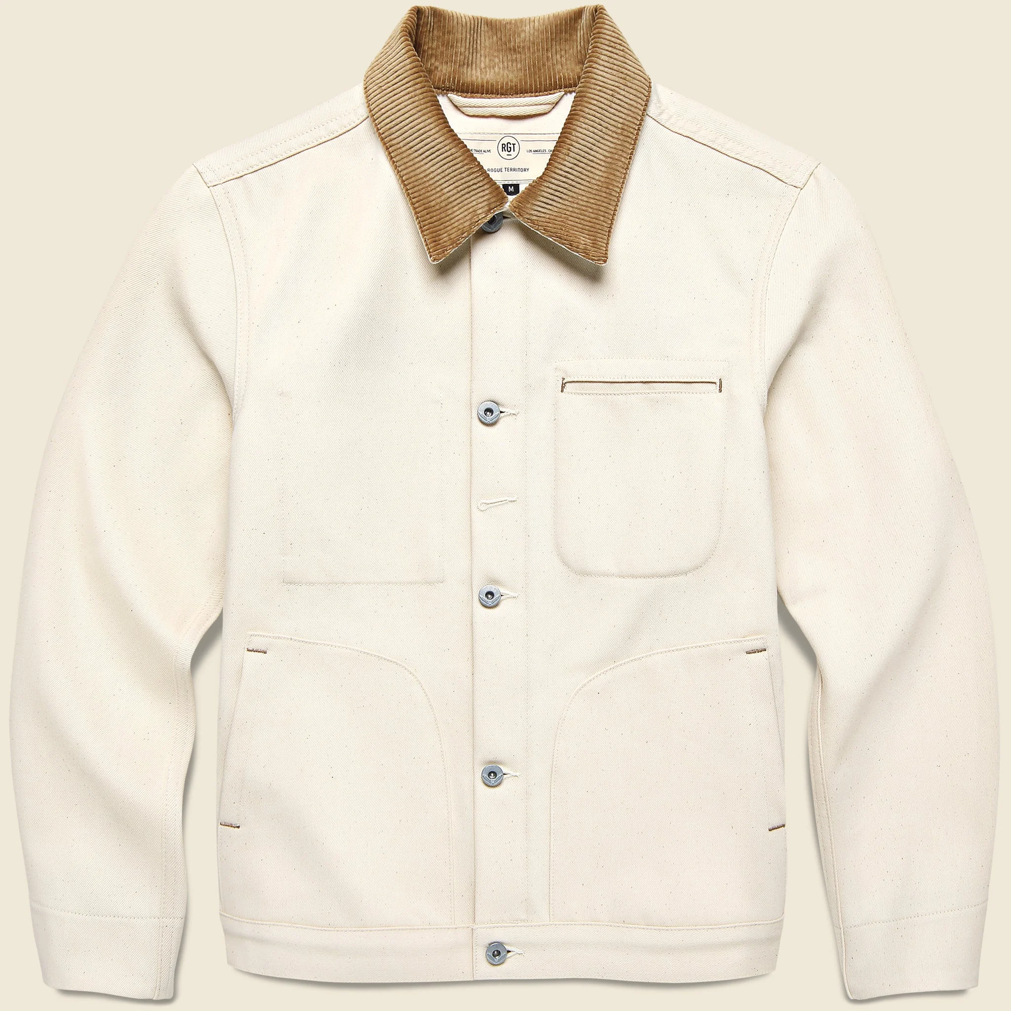 Supply Jacket - Cord Collar Ecru - 1