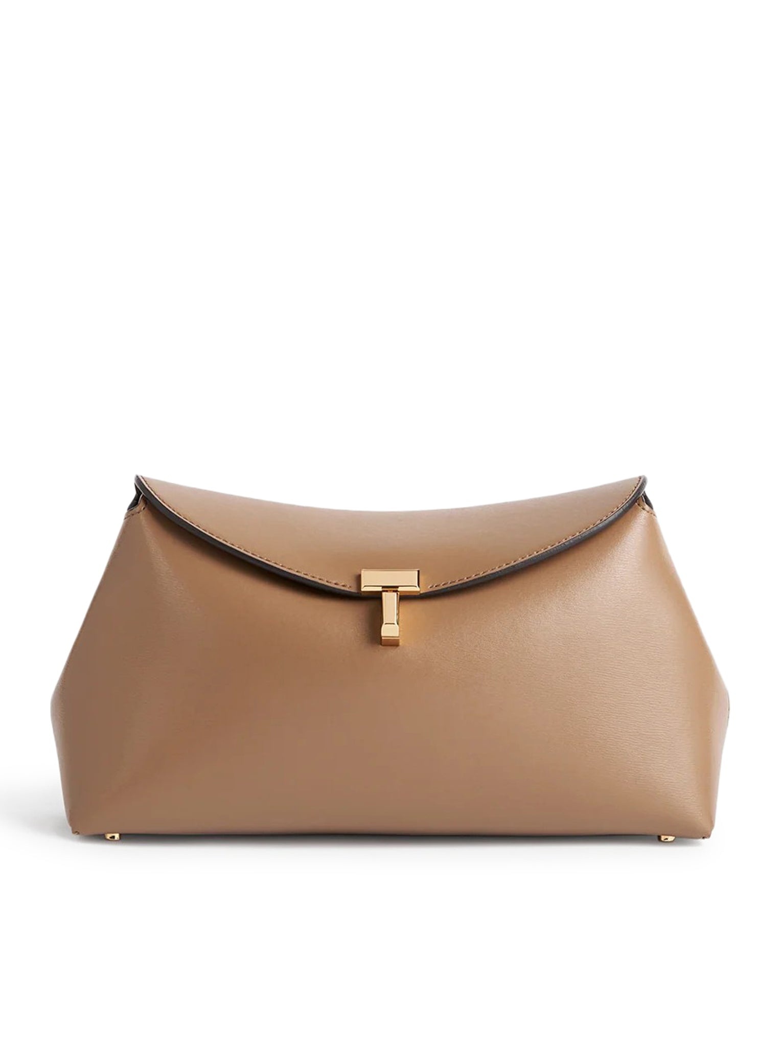 T-LOCK LEATHER CLUTCH - 1