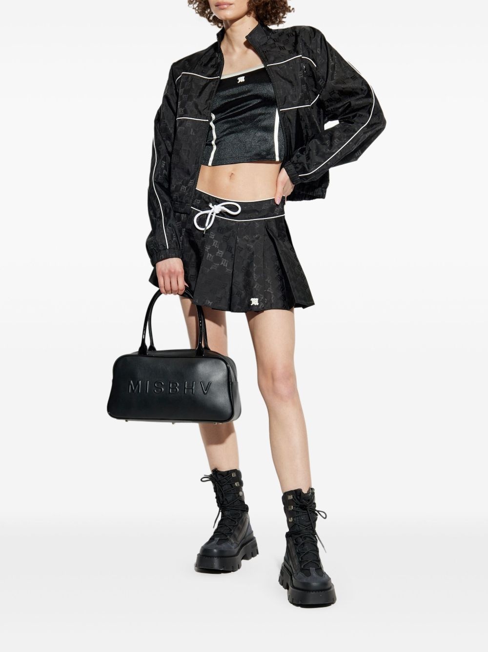 Jacquard Monogram mini skirt - 2