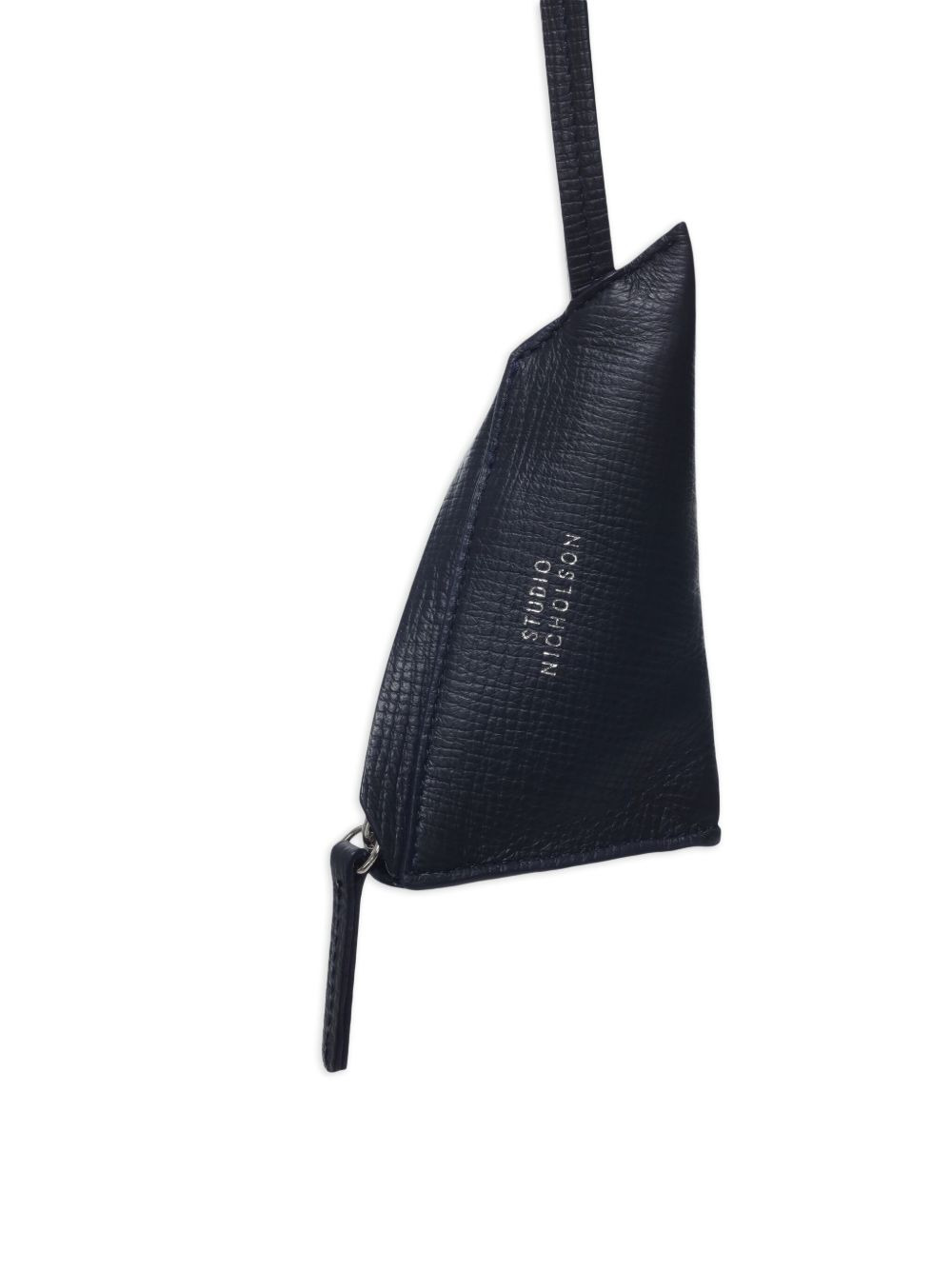 triangular leather pouch - 3