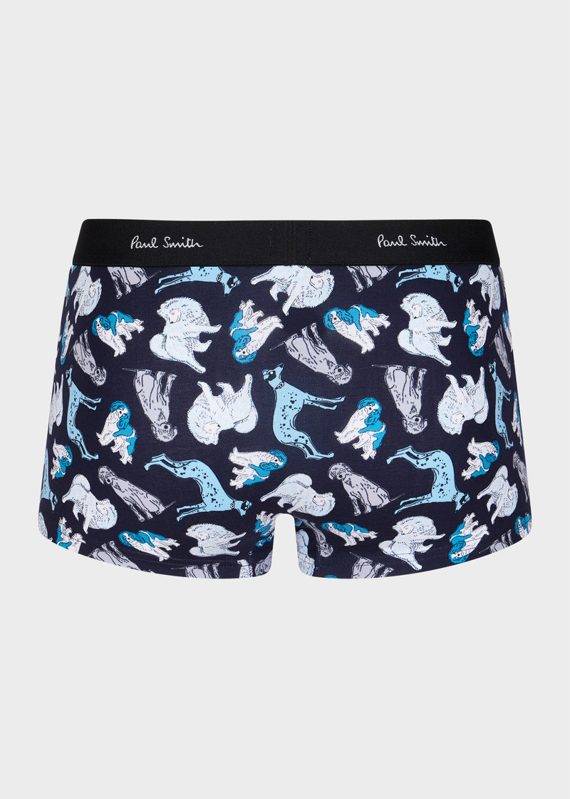 Paul Smith Navy 'Dogs' Print Boxer Briefs outlook