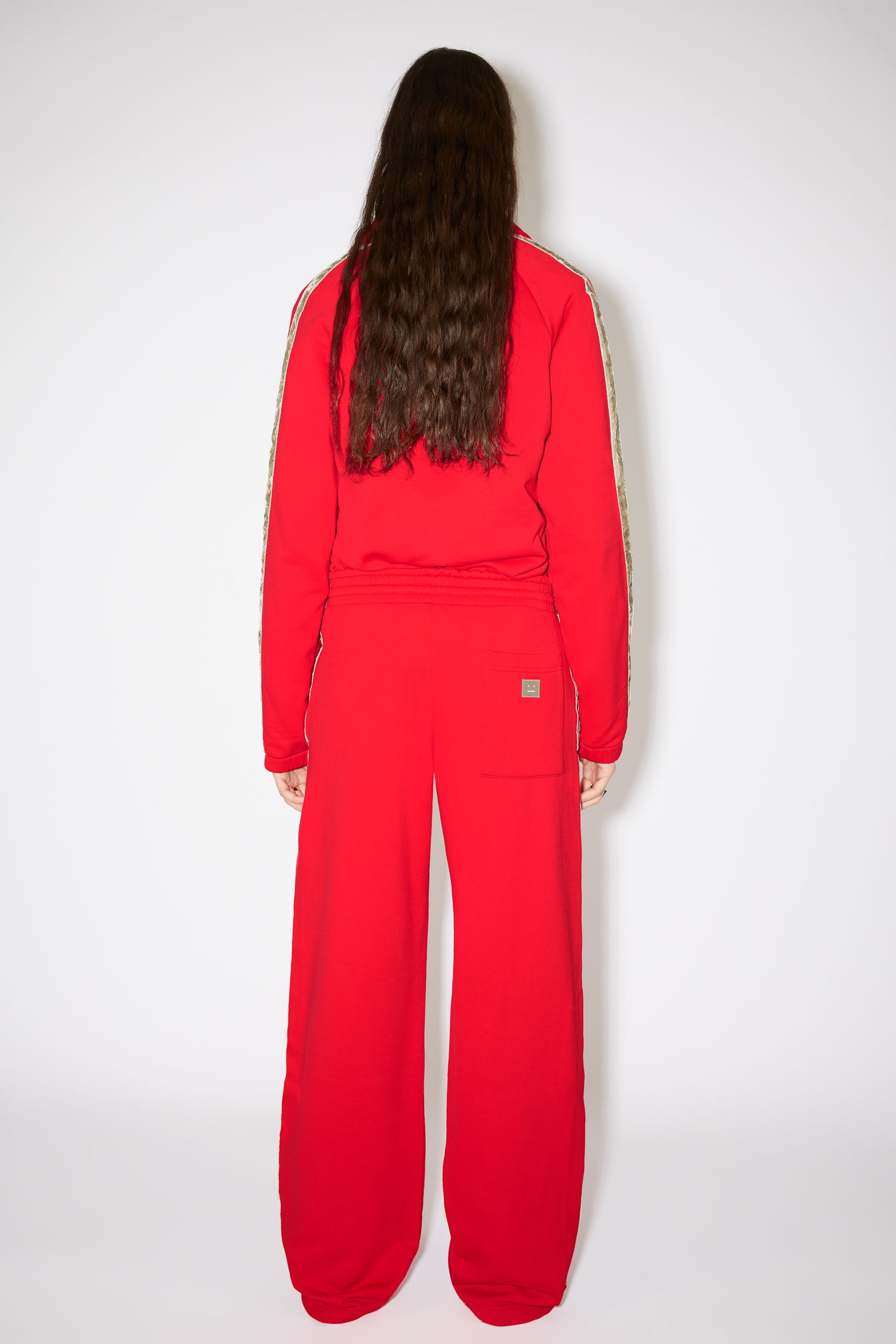Fleece sweatpants - Sharp red - 3