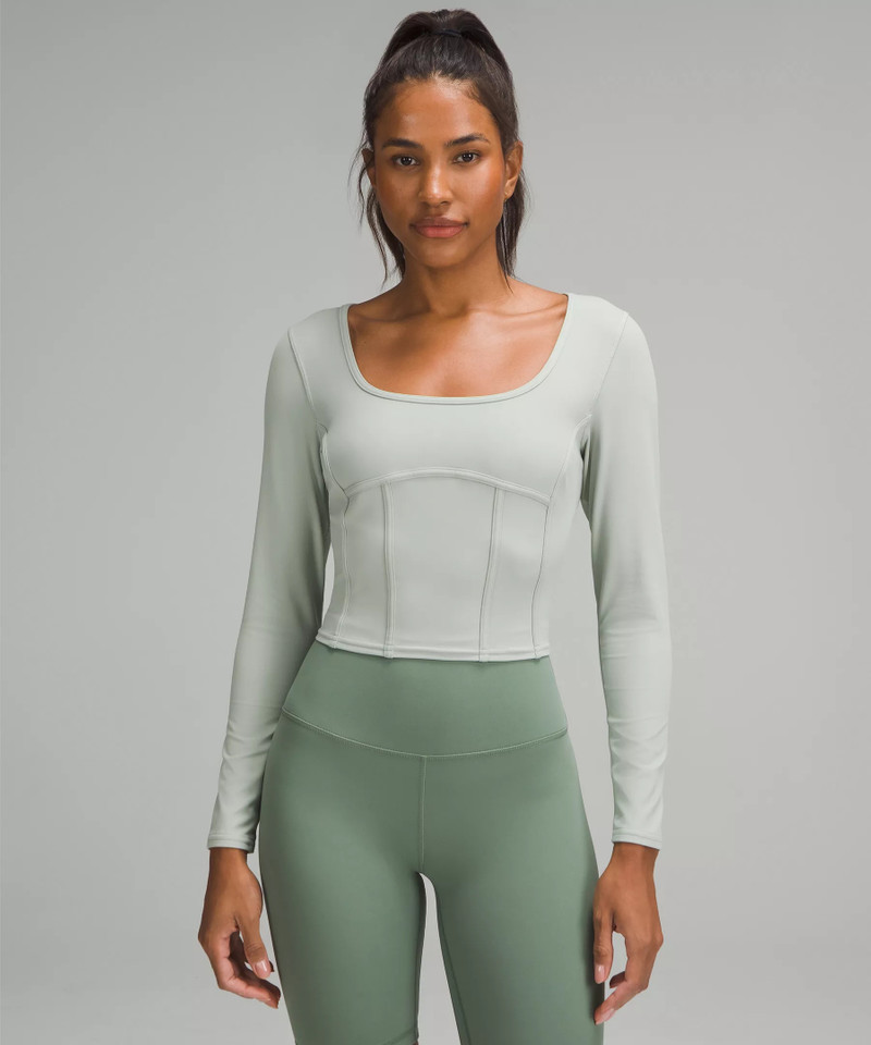 Waist-Seamed Nulu Long-Sleeve Shirt 1