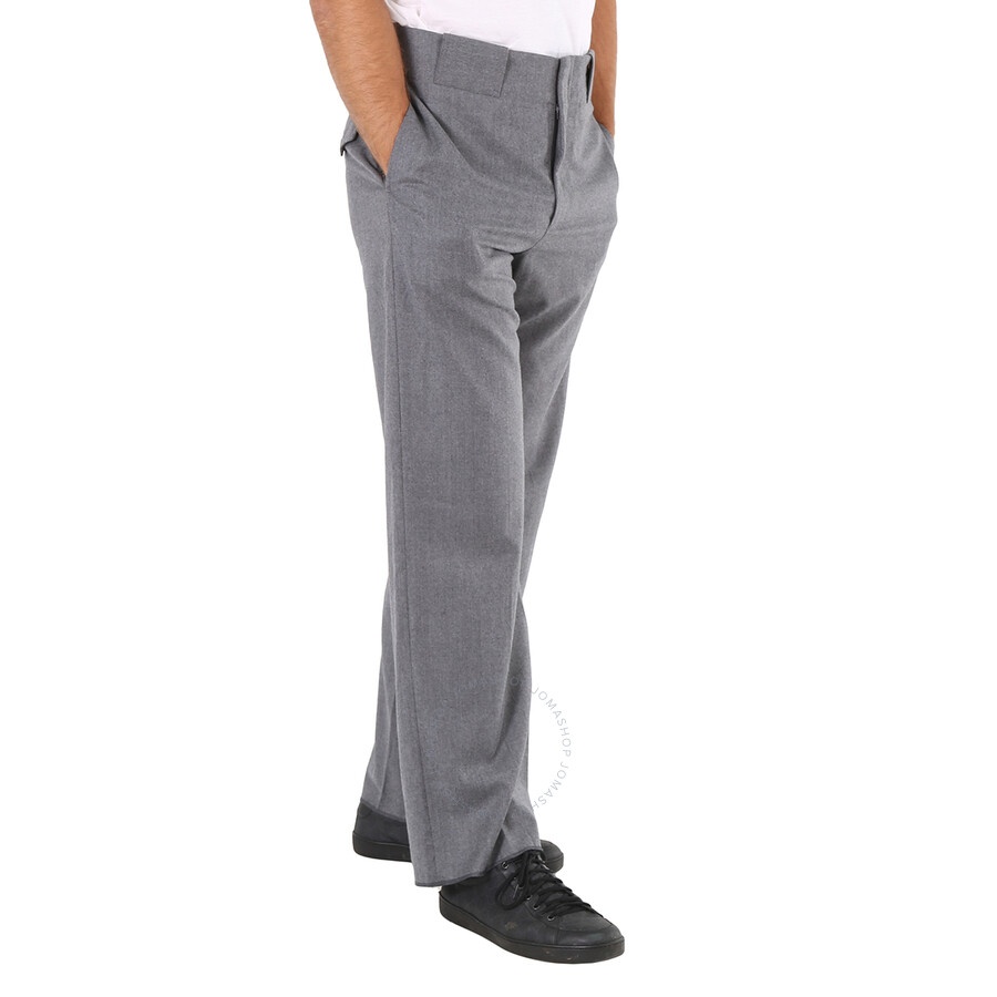 Emporio Armani Men's Grigio Straight-Leg Trousers - 5