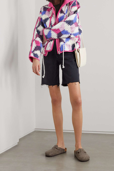 Isabel Marant Étoile Hazzle printed cotton-twill jacket outlook