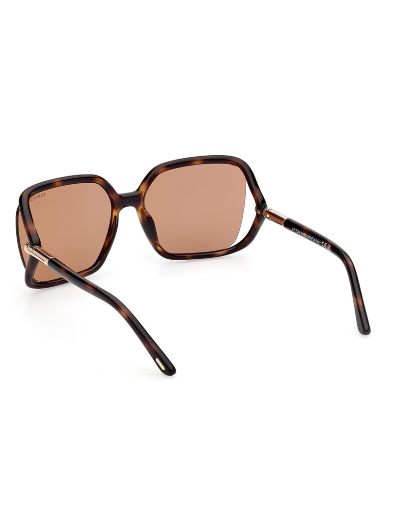 tortoiseshell oversize-frame sunglasses 5