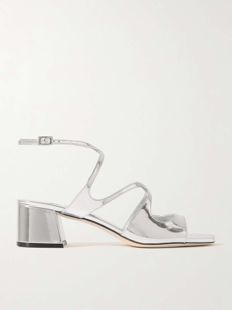 Azila 45 metallic leather sandals Silver 1