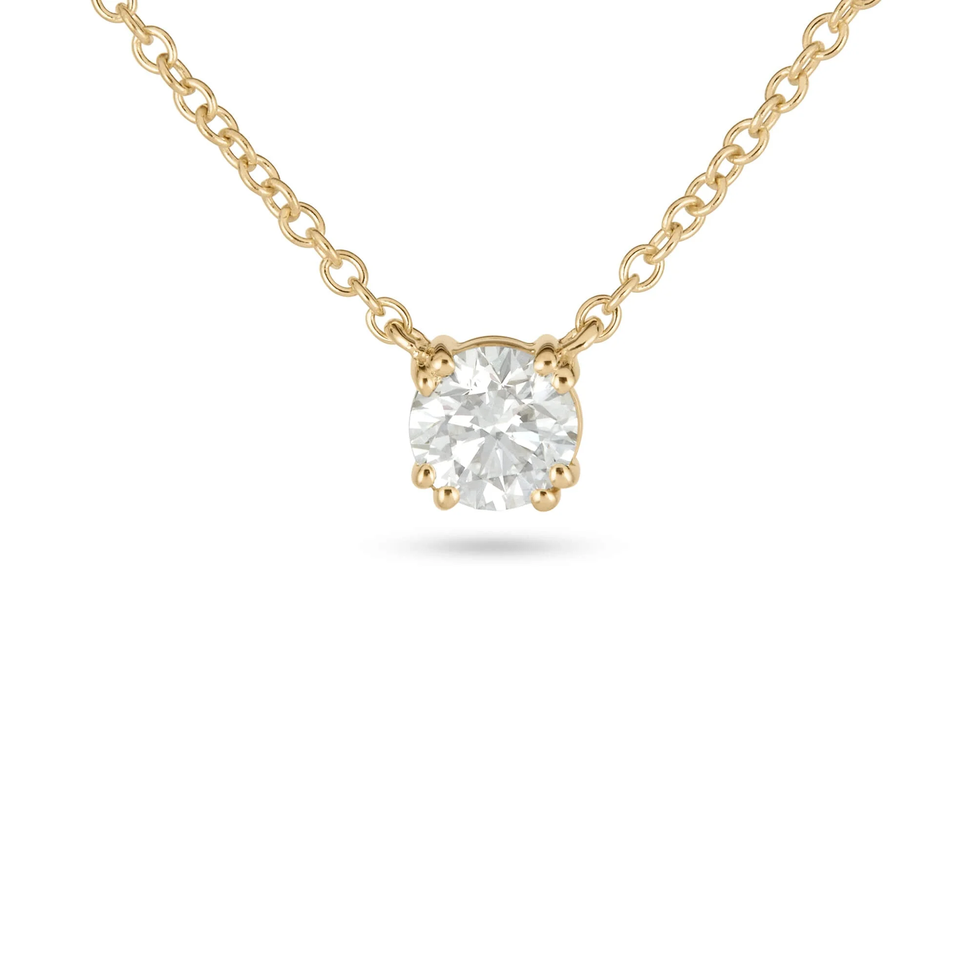 The Essential Diamond Solitaire Necklace - 1