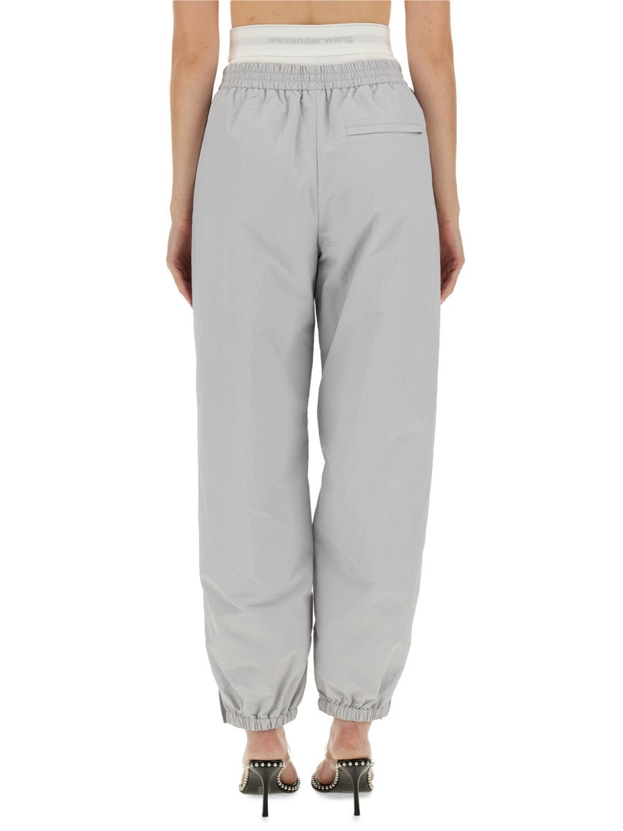 Alexander Wang Women Sports Pants With Integrated Underwear - 3