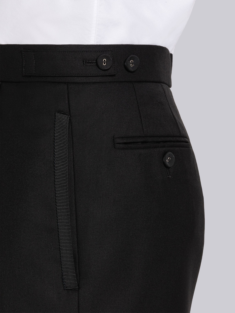 SUPER 120'S TWILL SINGLE PLEAT SIDE TAB SHORT 5