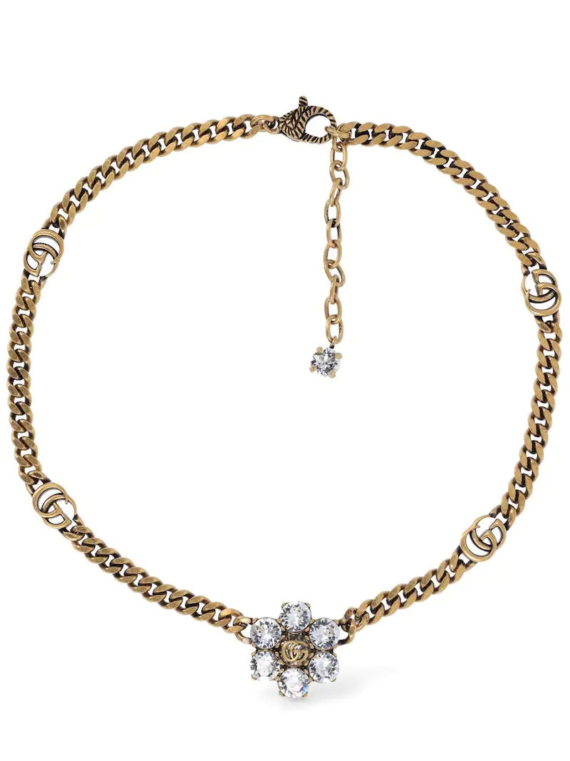 GG MARMONT CHOKER W/ CRYSTAL - 1