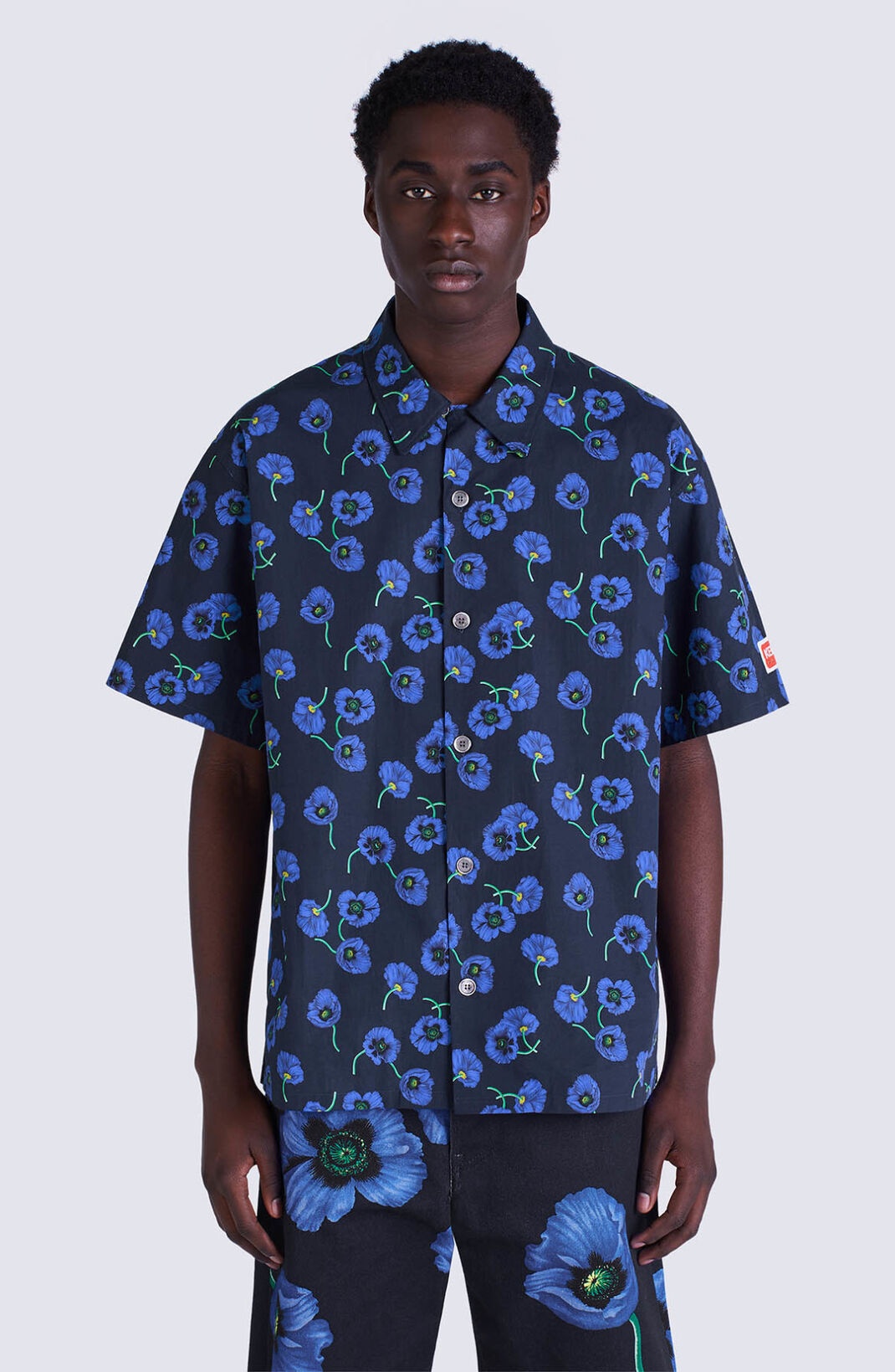 'KENZO Poppy' Hawaiian shirt - 5