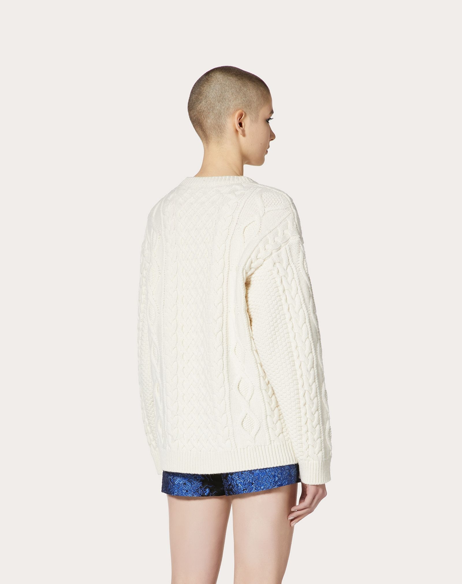 Embroidered Cashmere Wool Sweater - 4