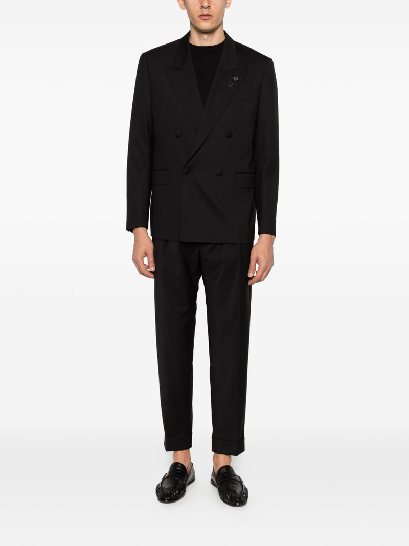 LARDINI double-breasted blazer outlook