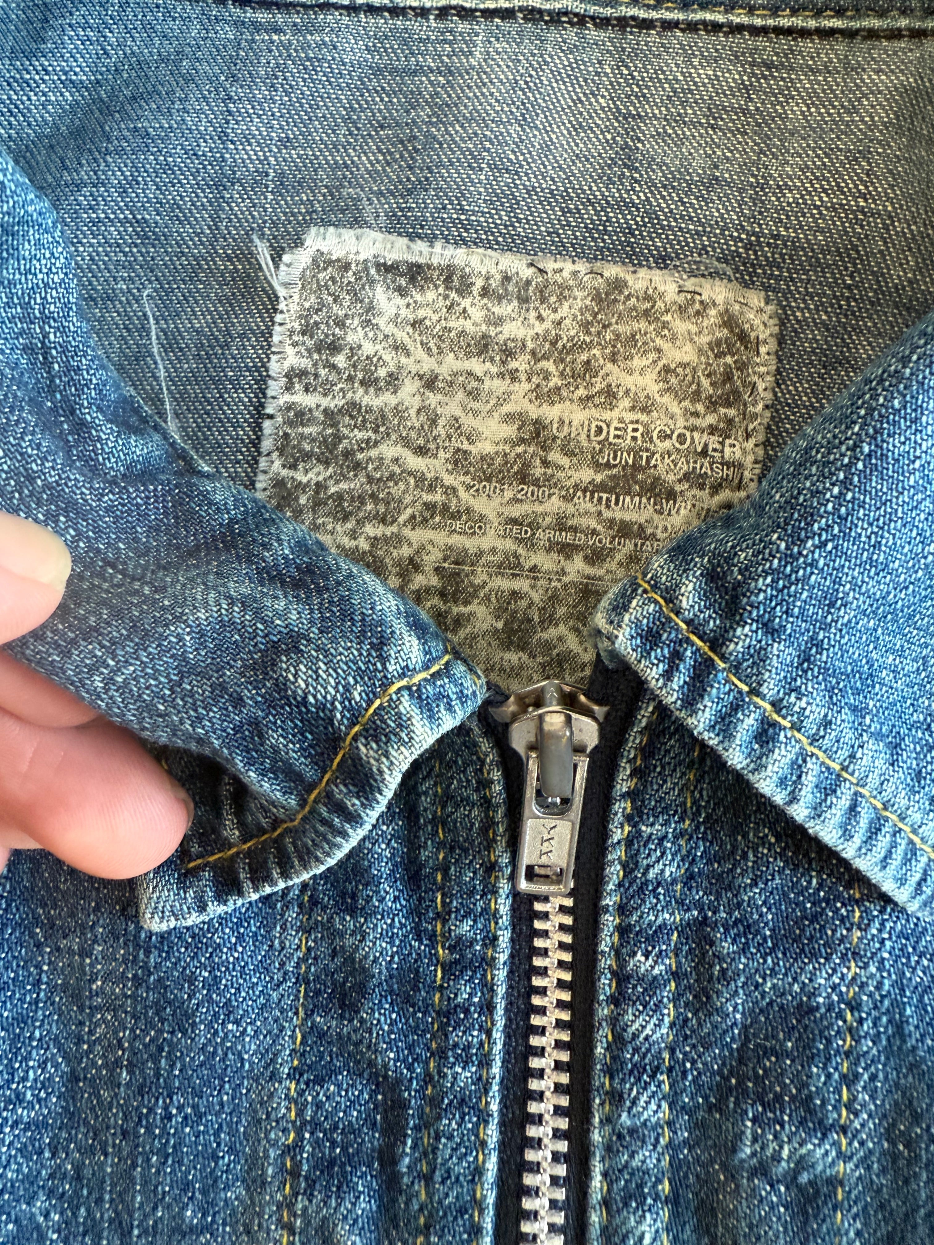 Undercover Denim Jacket AW01 Sz Medium - 2