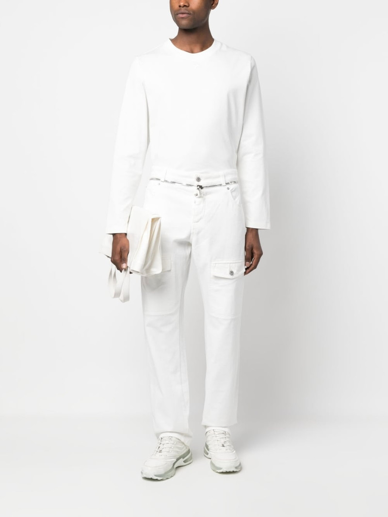 Balmain zip-detail straight-leg jeans outlook
