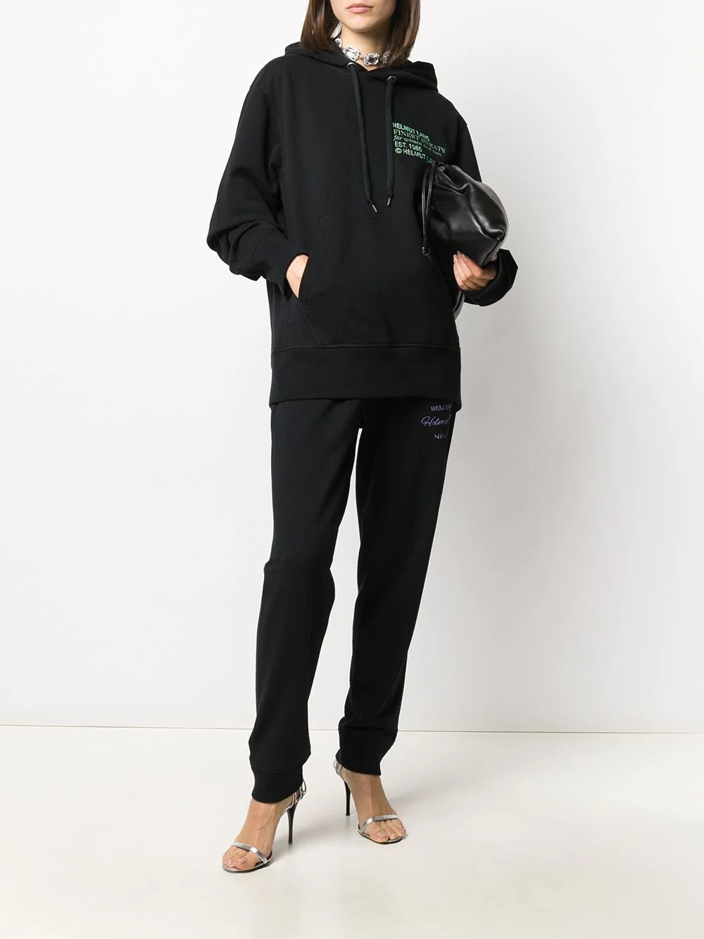 embroidered logo track pants - 2