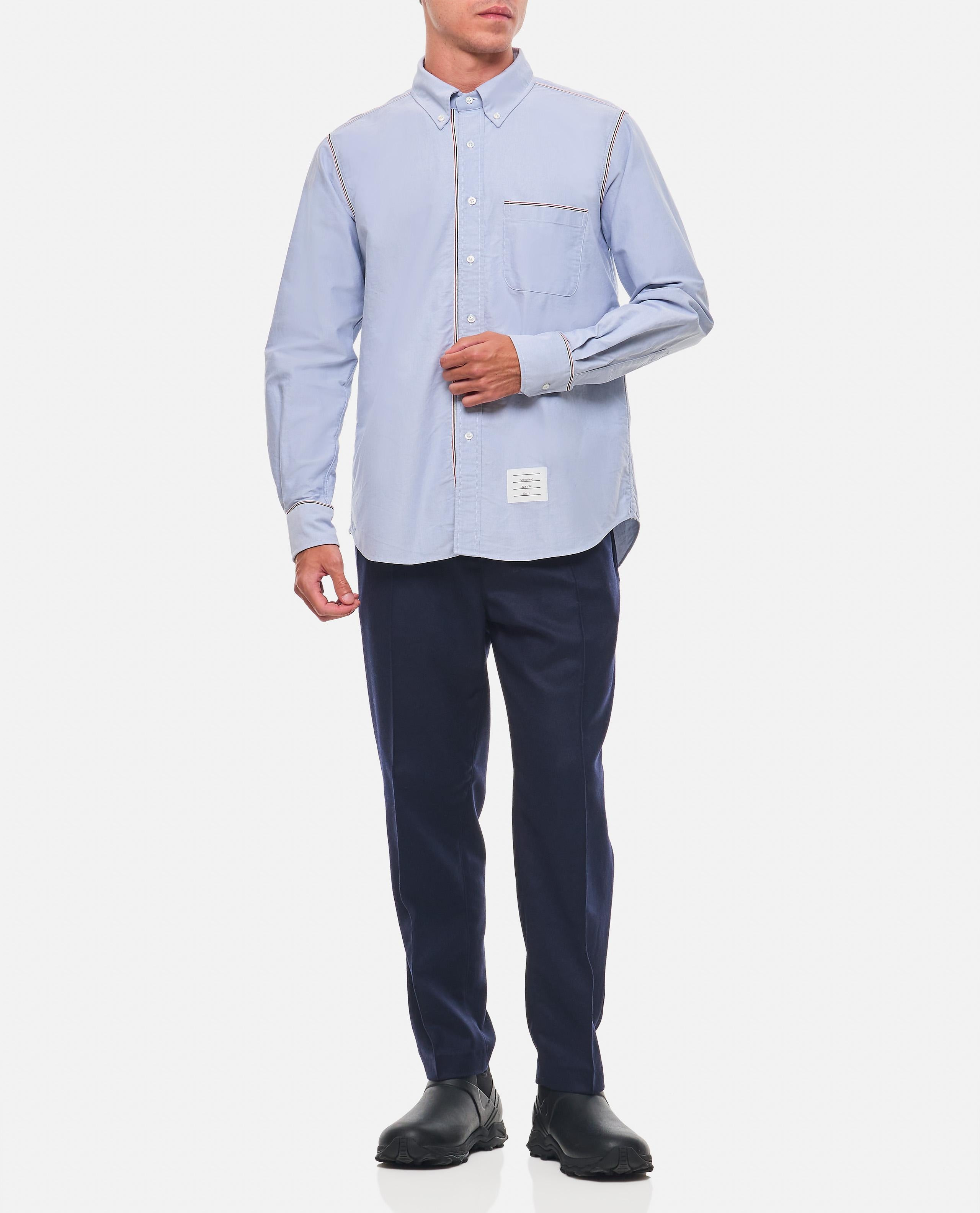 Light Blue Oxford Cotton Shirt - 2