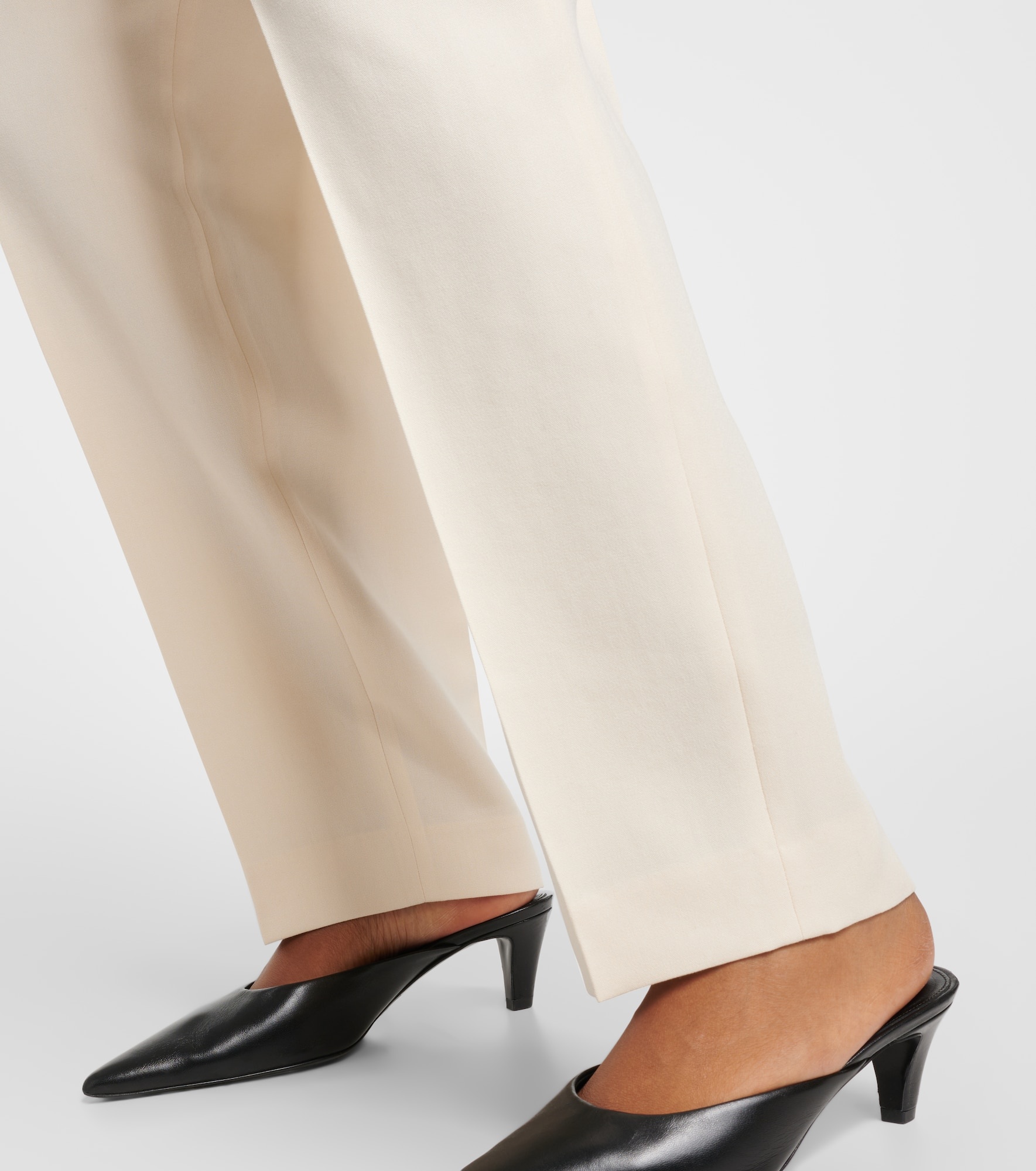 Pleated straight pants - 5