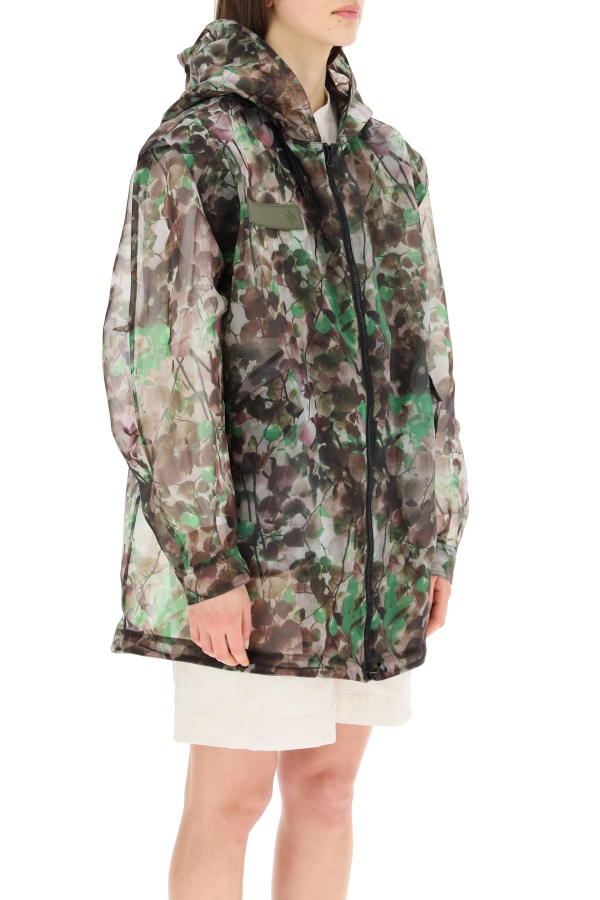 CAMOUFLAGE ORGANZA PARKA - 3