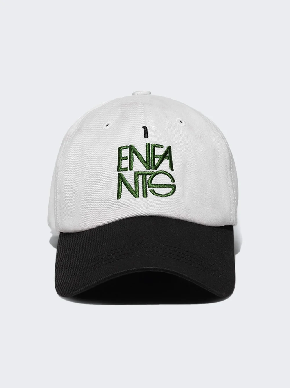 Avant 6-panel Hat Ivory And Green - 1