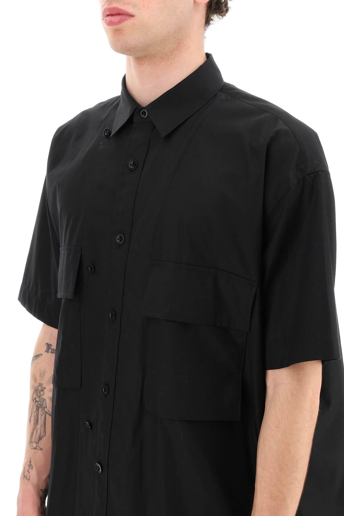 SHORT-SLEEVED POPLIN SHIRT - 5