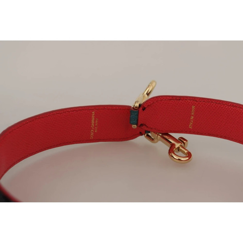 Dolce & Gabbana EMERALD GREEN LEATHER SHOULDER STRAP outlook