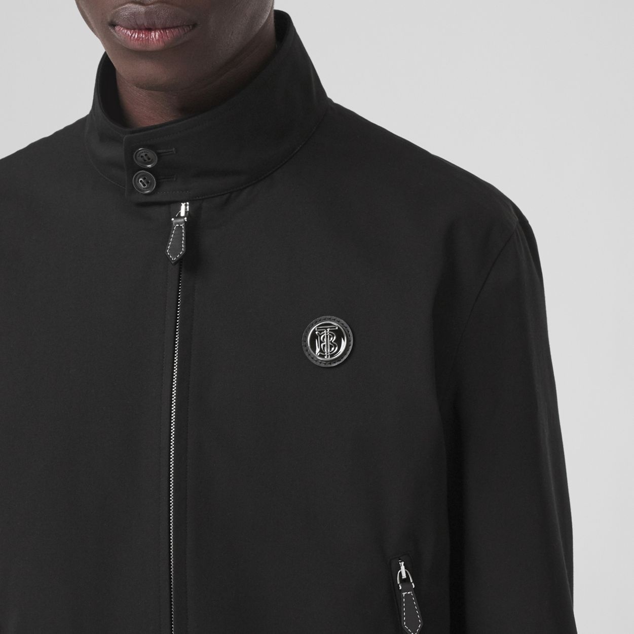 Monogram Motif Cotton Gabardine Harrington Jacket - 2