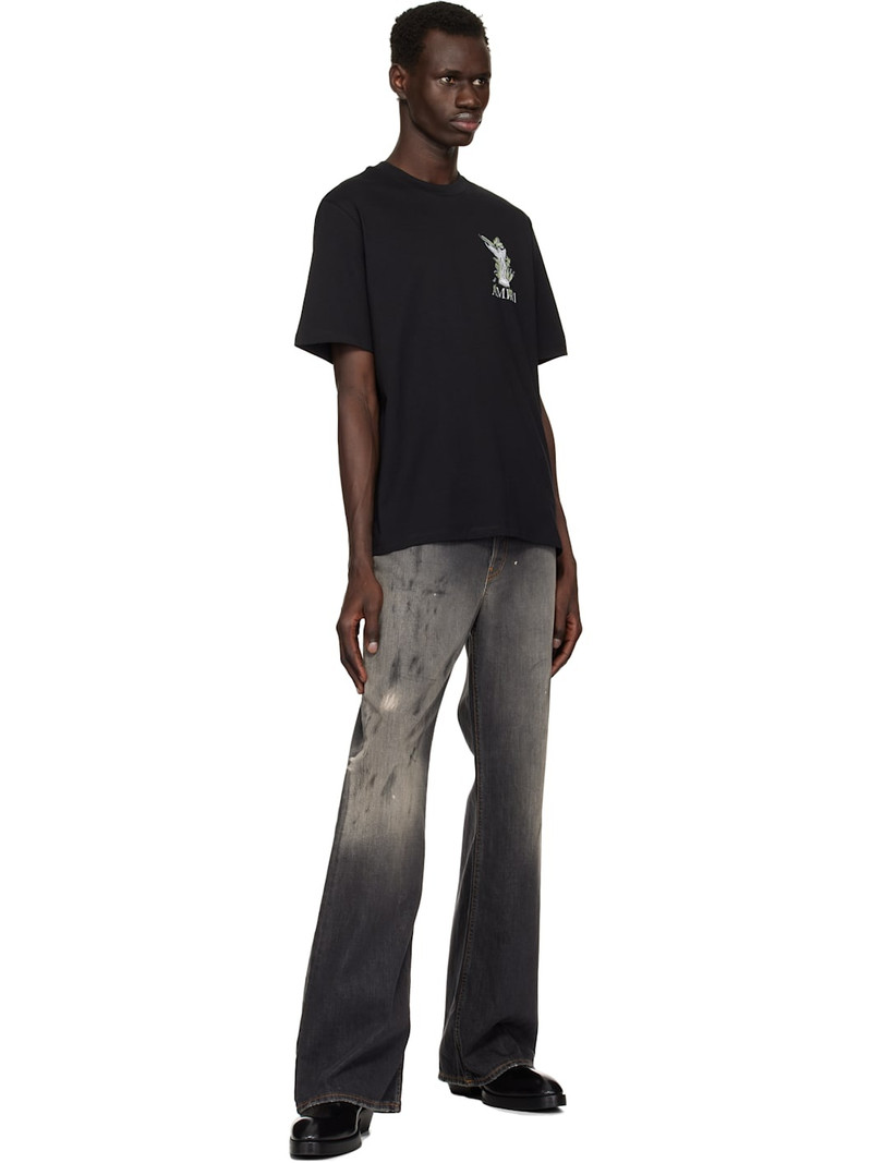 AMIRI Black 'Amiri' Garden T-shirt outlook