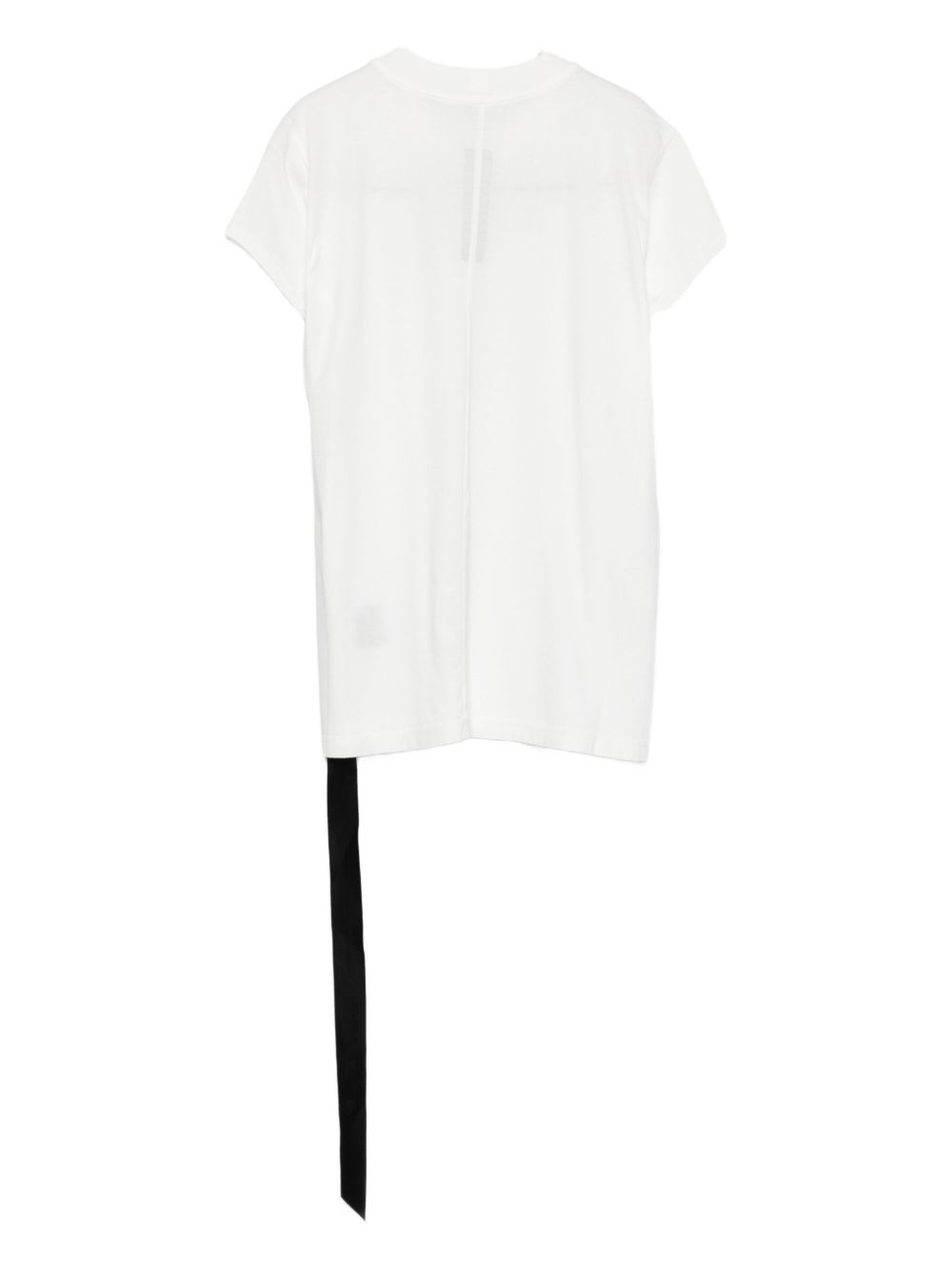short-sleeve draped-hem top - 2