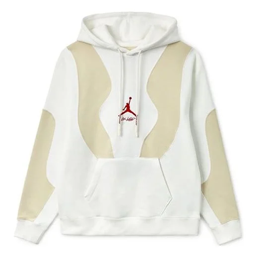 Air Jordan x Off-White Hoodie 'Sail White/University Red' CV0539-134 - 1